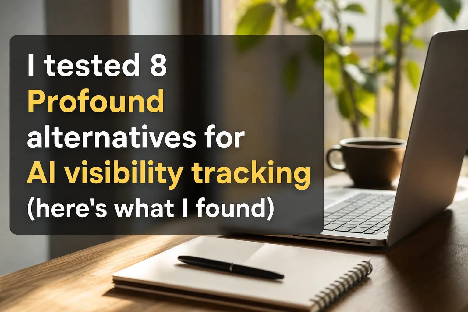 I tested 8 Profound alternatives for AI visibility tracking (here's what I found)