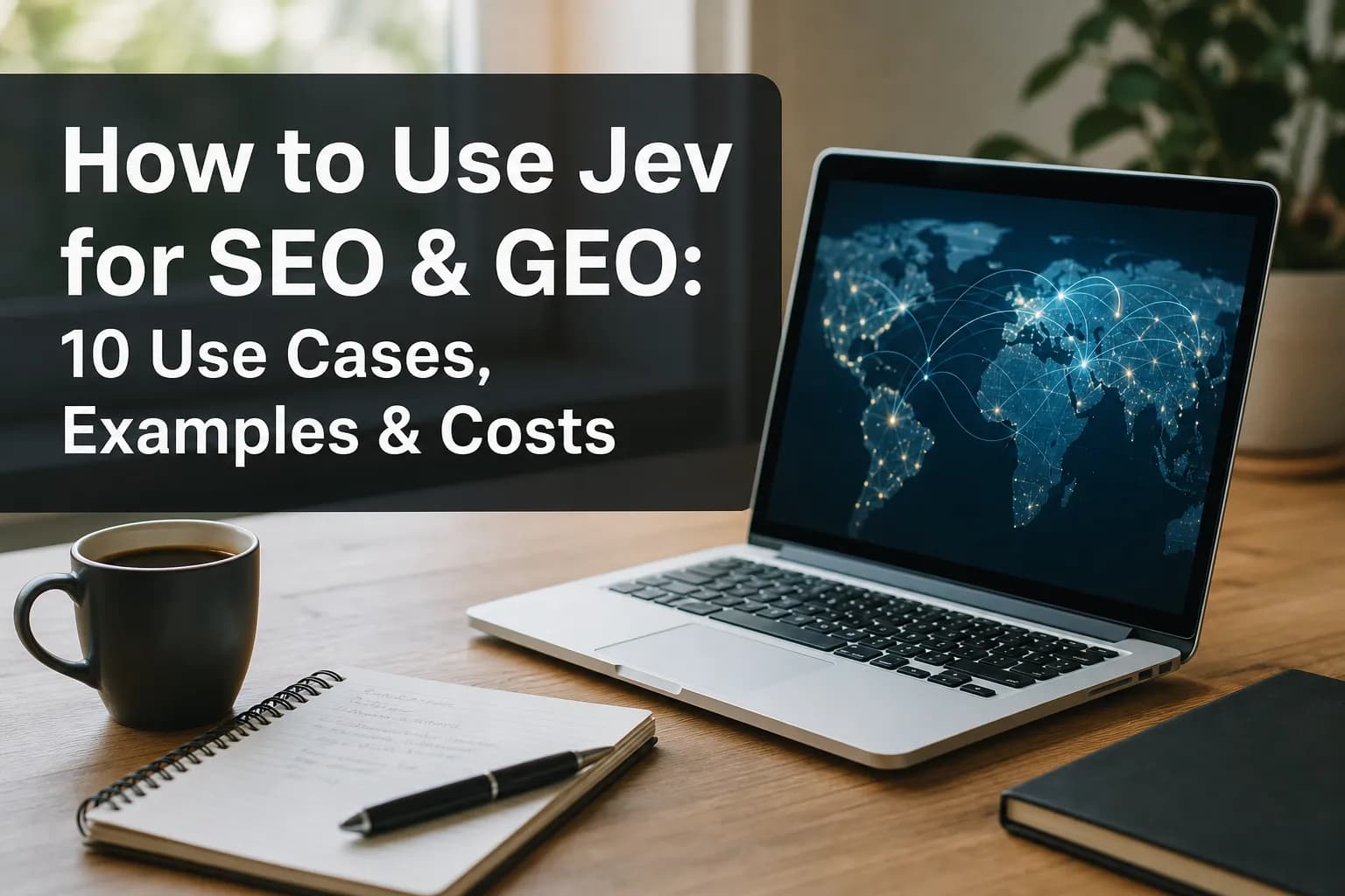How to Use Jev for SEO & GEO: 10 Use Cases, Examples & Costs